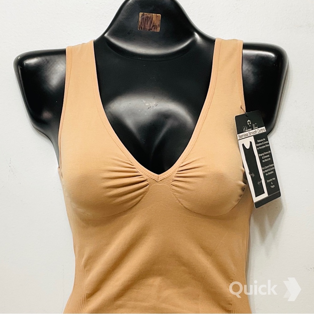 NWT 2-pk Firm Control Shaper Long Camisole - Picture 6 of 15